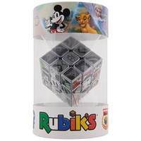 Rubik's Zauberwürfel, Disney 100. Jubiläum, 3x3 Zauberwürfel in Metallic Platin | Zappelspielzeug für Erwachsene | Micky Maus-Spielzeug | Disney-Spielzeug für Erwachsene und Kinder