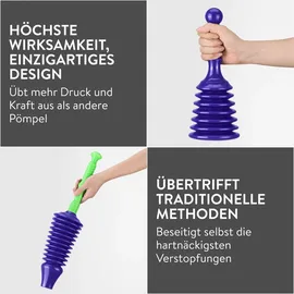 Luigi's Pömpel Set 2x Saugglocke Blau