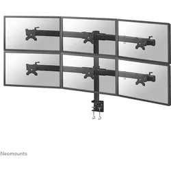 Neomounts FPMA-D700D6 Tischhalterung für sechs Flachbildschirme bis 27" (69 cm).