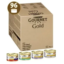 GOURMET Gold Feine Pastete Sorten-Mix 96x85g