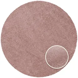 Teppich CHARME - Rosa - Rund - 160cm