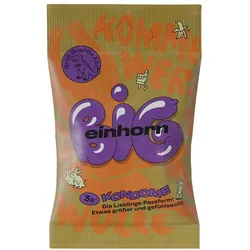 «BIG» –3 Extra breite vegane Kondome aus Naturkautschuklatex (3 Kondome) 3 St