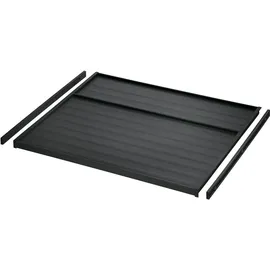 SOTech Ninka eins2vier Deckelplatte + Deckelführungsleiste für Korpusbreite 600 mm dunkelgrau, Seitenstärke 16 mm Abfalltrennsystem Abfall von SOTECH