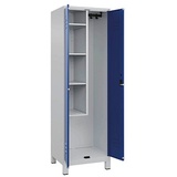 Californian Products CP Putzmittelschrank Classic Plus 080110-00 S10018 enzianblau, lichtgrau 60,0 x 50,0 x 195,0 cm, aufgebaut