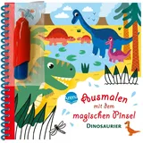 Arena Ausmalen mit dem magischen Pinsel. Dinosaurier