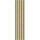 Novel Akustikpaneel, Eiche, Beigebraun, Holzwerkstoff, furniert, 56.5x240x1.65 cm, Tapeten & Wandverkleidungen, Akustikpaneele