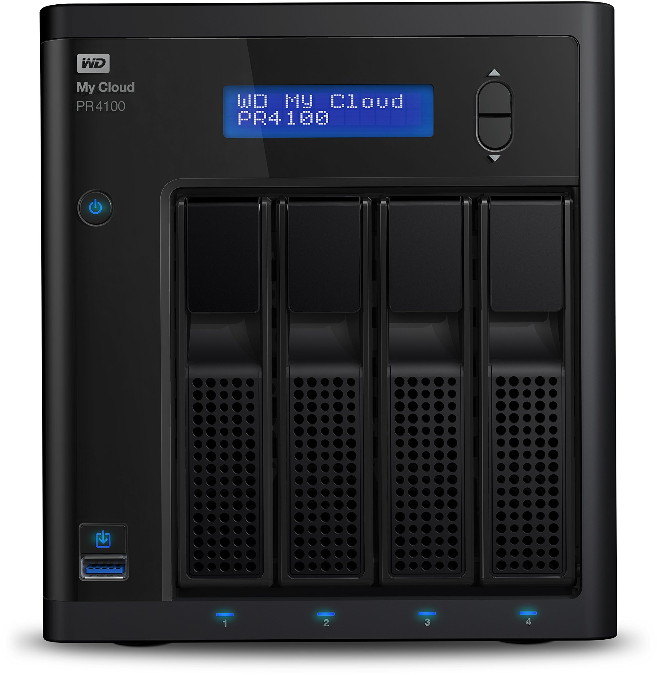 WD 16 TB My Cloud Pro PR4100 Pro Serie 4-Bay Network Attached Storage - NAS - WDBNFA0160KBK-EESN