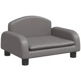 vidaXL Hundekorb 50 x 40 x 30 cm grau