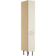 kochstation Apothekerschrank KS-Lucy 30 x 58,1 x 211,8 cm Beige
