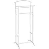 Haku-Möbel HAKU Möbel Herrendiener 55303 weiß Metall 48,0 x 107,0 cm