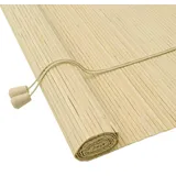 vidaXL Rollo Natur 130 x 220 cm Bambus/Braun