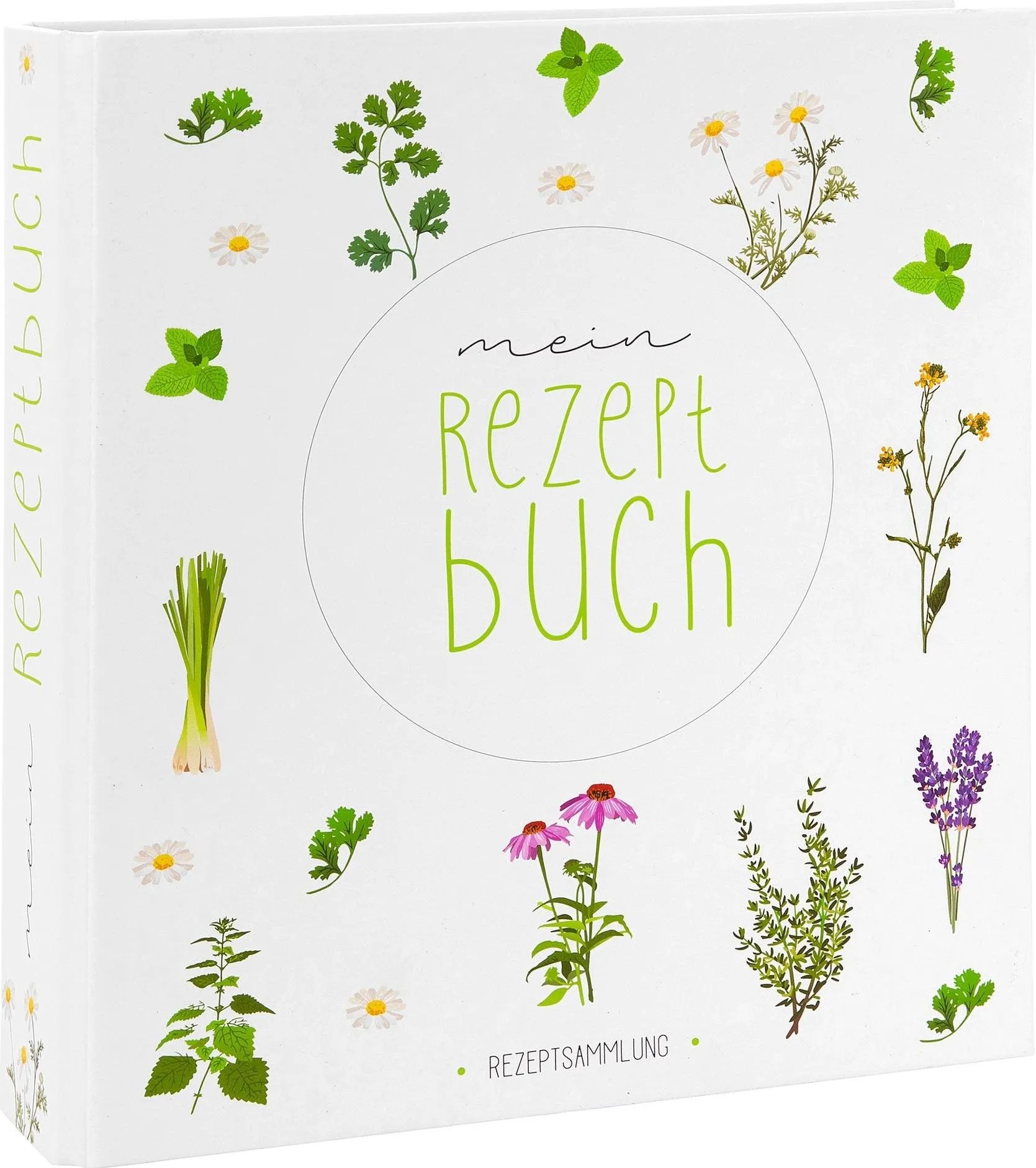 Goldbuch, Heft + Block, Rezept-Ordner 22x17 Wildblumen (22 x 17 cm, Liniert, Harter Einband)