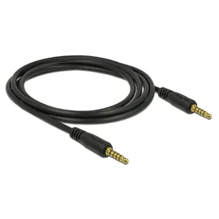 DeLock 85697 Cable DE Audio 2 m 3.5mm Negro