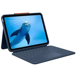 Logitech Rugged Combo 4 Touch für iPad (10. Generation) Classic Blue