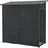 casa.pro Brennholzregal Yakutat Metall 185 x 70 x 180 cm Schwarz