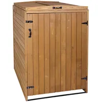 Proregal Mülltonnenverkleidung 126 x 80 x 98 cm braun