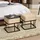 [en.casa] Hocker Tas 38 x 38 x 38 cm Beige