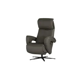 Hukla Relaxsessel Pierre Leder 75 x 115 x 87 cm Braun mit Relax-Funktion