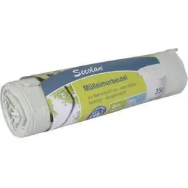 Secolan Secolan® Müllbeutel 35,0 l weiß 25,0 μm, 20 St.