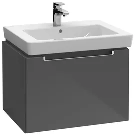 Villeroy & Boch Subway 2.0 Waschtischunterschrank, 1 Auszug, Waschbecken mittig, 637x420x454mm, A68810VN,