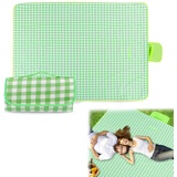 Picknickdecke, Campingdecke Wasserdicht 200 x 150/200 cm, Outdoor Teppich Wetterfest, Picnic Blanket mit Tragegriff Faltbare, Geeignet für 4-6 Personen im Park, Garten, Rasen (200 x 150 Grün)