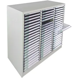 Proregal Schubladenbox PVC 88x80x35 cm Lichtgrau
