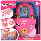 JUMBO Spiele FUNLOCKETS - Mini-Geheimtasche, Rosa, Violett, Gold
