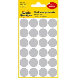 AVERY Zweckform Klebepunkte grau Ø 18,0 mm, 96 St.