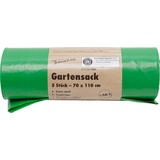 Trendline Müllsäcke für Gartenabfälle 120 l Gartensack 5 Stück Abfallbeutel