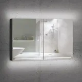 Schneider GRACE Spiegelschrank, 2 Türen, 116.520.01.41, GRL 120/2/TW