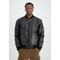 Alpha Industries Ma-1 Leather Lf Jacke Black S