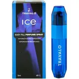 Travalo Ice Flakon leer blue refillable 5 ml