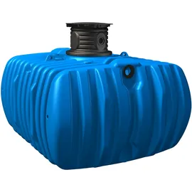 4rain Flachtank Paket 5000 l blau