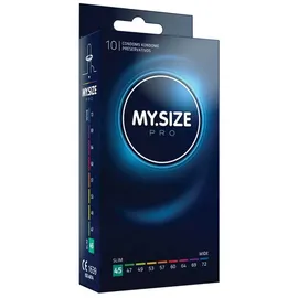 MY.SIZE Pro Kondome - Klar - 45 mm