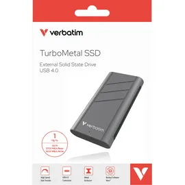 Verbatim TurboMetal 1 TB USB 4.0 Silber 32021