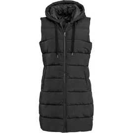 Stooker WANDA mit Kapuze Damen Steppweste slim fit lang, - L