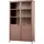 Woood Vitrine Exhibit 80 x 30 x 200 cm Braun