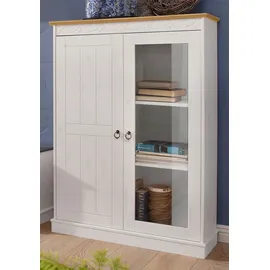OTTO home Highboard Indra 85 x 120 x 32 cm Gelb / Weiß
