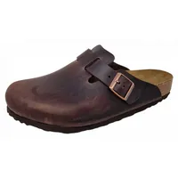 Birkenstock Boston Nubukleder geölt habana 46