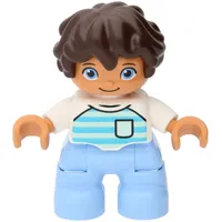 LEGO Duplo: Junge mit blauer Hose und weißem Oberteil