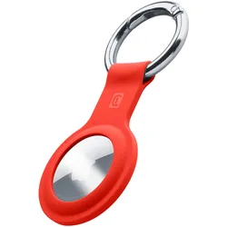 Cellularline Key Ring - AirTag, Hülle, Rot, Apple, Silikon, Apple AirTag, 0,0600