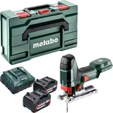 Metabo ST 18 L 90 Akku Stichsäge 18 V 90 mm + 2x Akku 4,0 Ah + Ladegerät + Metabox