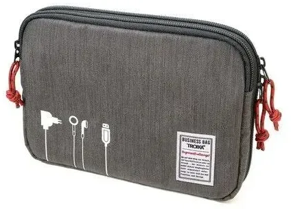 TROIKA BUSINESS TECH POUCH 2 Personal Organizer Polyester Schwarz, Grau
