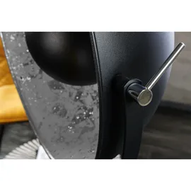 Riess-Ambiente Invicta Interior Moderne Design Stehlampe STUDIO schwarz Blattsilber Optik 145cm Stehleuchte Lampe