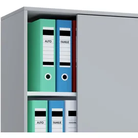 VCM my office Schiebetürenschrank XL Lona 913952 grau
