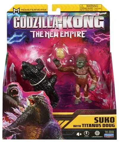 Playmates Toys - Godzilla × Kong: The New Empire - 12,5 cm Suko mit Wart Dog
