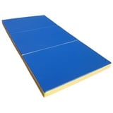 NiroSport Weichbodenmatte Gymnastikmatte Klappmatte Turnmatte 300 x 100 x 8 cm klappbar (1er-Set), 8cm Höhe, drei Farbvarianten blau