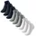 SCHIESSER Füßlinge 9er Pack Grau/Schwarz/Weiß 39-42