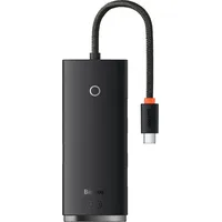 Baseus Lite Series HUB Adapter USB Typ C - 4x USB 3.0 25cm schwarz