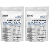 360 Tabletten Vitamin D3 10000IU & Vitamin K2 200mcg MK-7 Menachinon-7